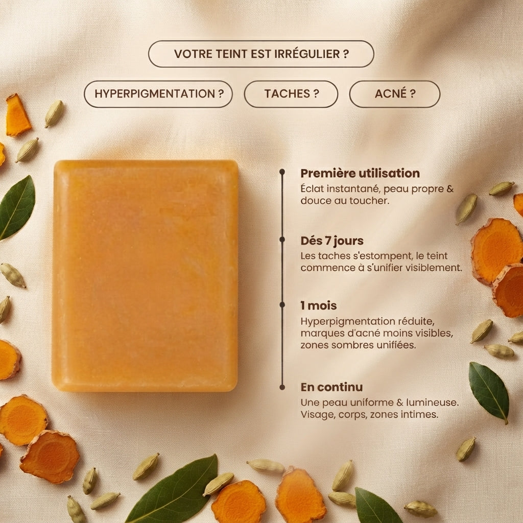 Savon au Curcuma